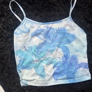SHEIN Blue Floral Camisole
